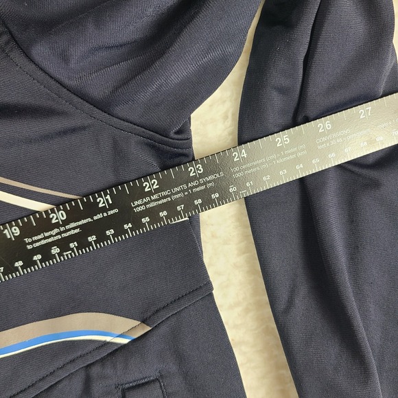 Puma Jacket Sweater Mens Large Dark Blue Full Zip‎ Performance Tech Golf - Picture 6 of 12